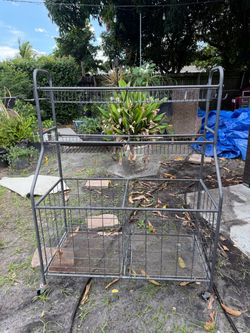 Metal Wire Rolling Storage Rack with Baskets