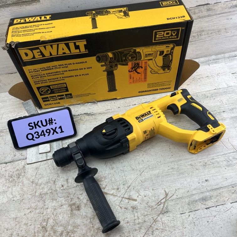 Dewalt 20V Brushless 1 in. SDS Plus D-Handle Concrete & Masonry Rotary Hammer (Tool Only)