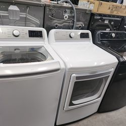 LG  Set Top Load Washer And Dryer White New 