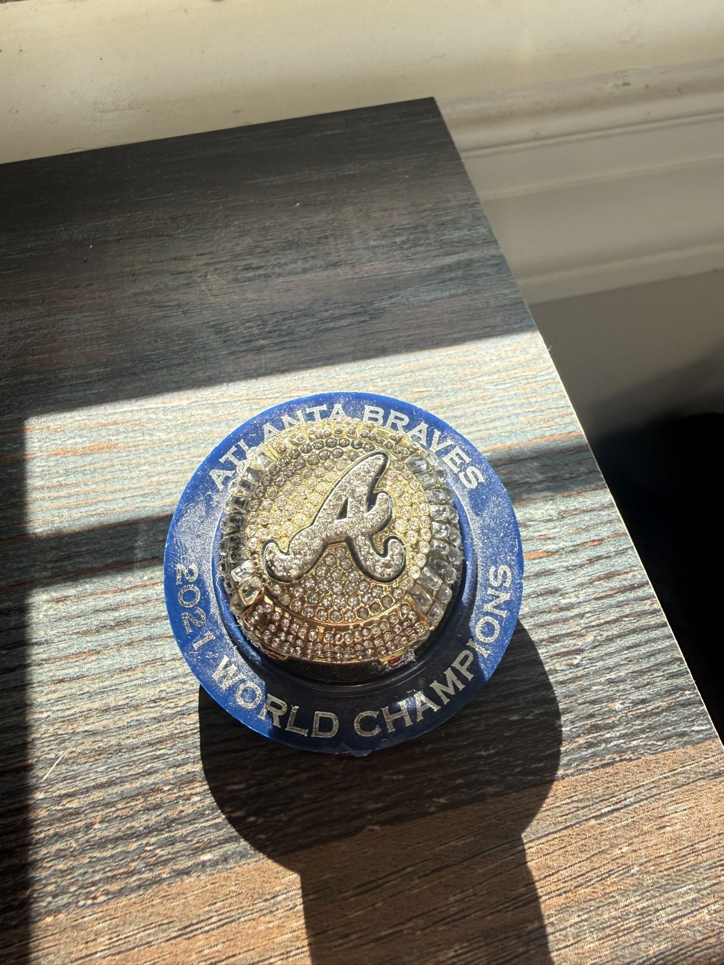 Braves 2021 World Series Champs Replica Ring