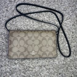 Coach side bag BROWN/BLACK/GOLD