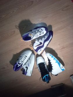 Nike air max and Jordans and up tempo