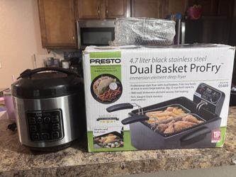 Dual Basket ProFry & Rice Cooker