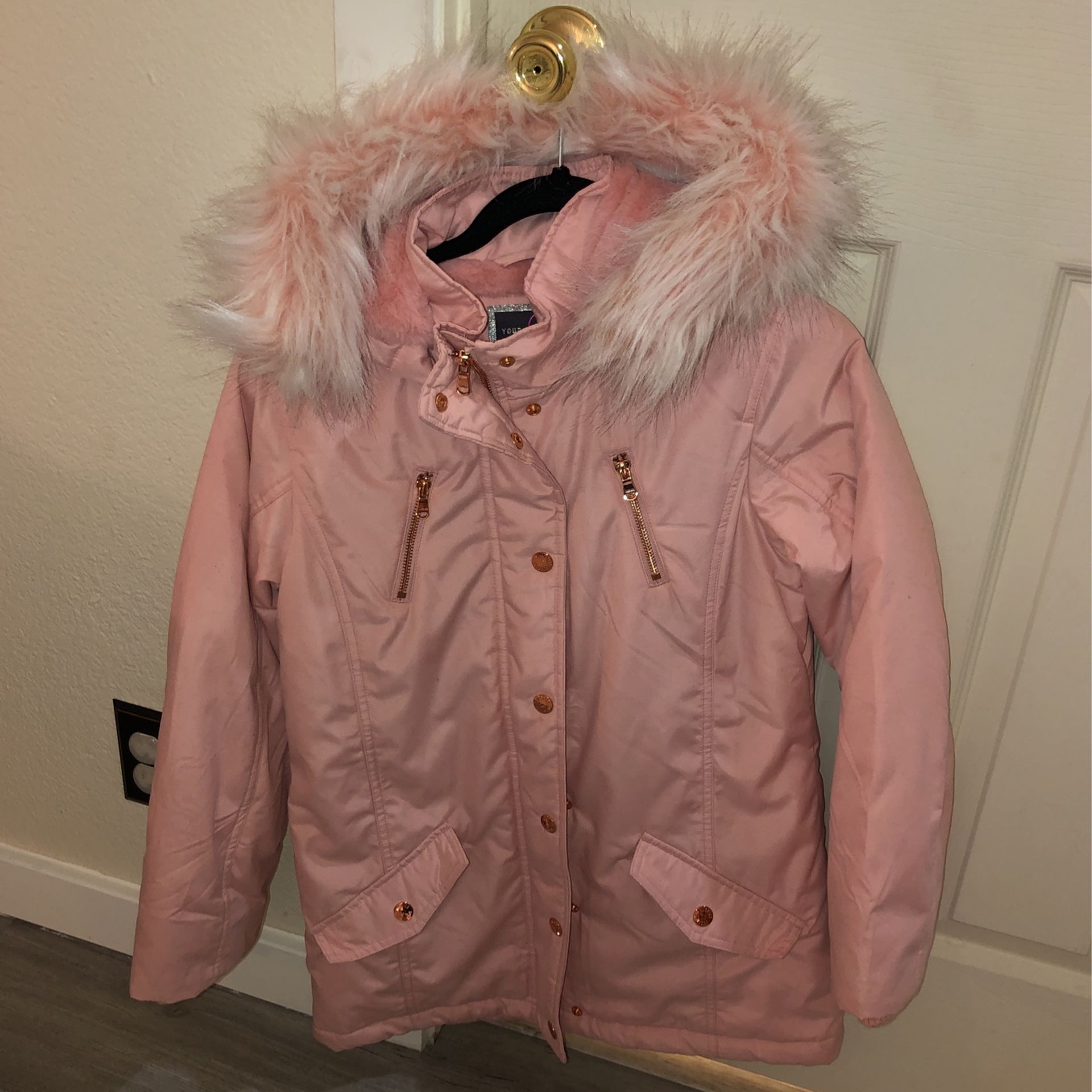 Girl Pink Jacket Size 14