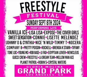 Freestyle Festival Tickets 12 For $100