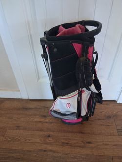 Wilson Golf Stand Bag Pink Black White