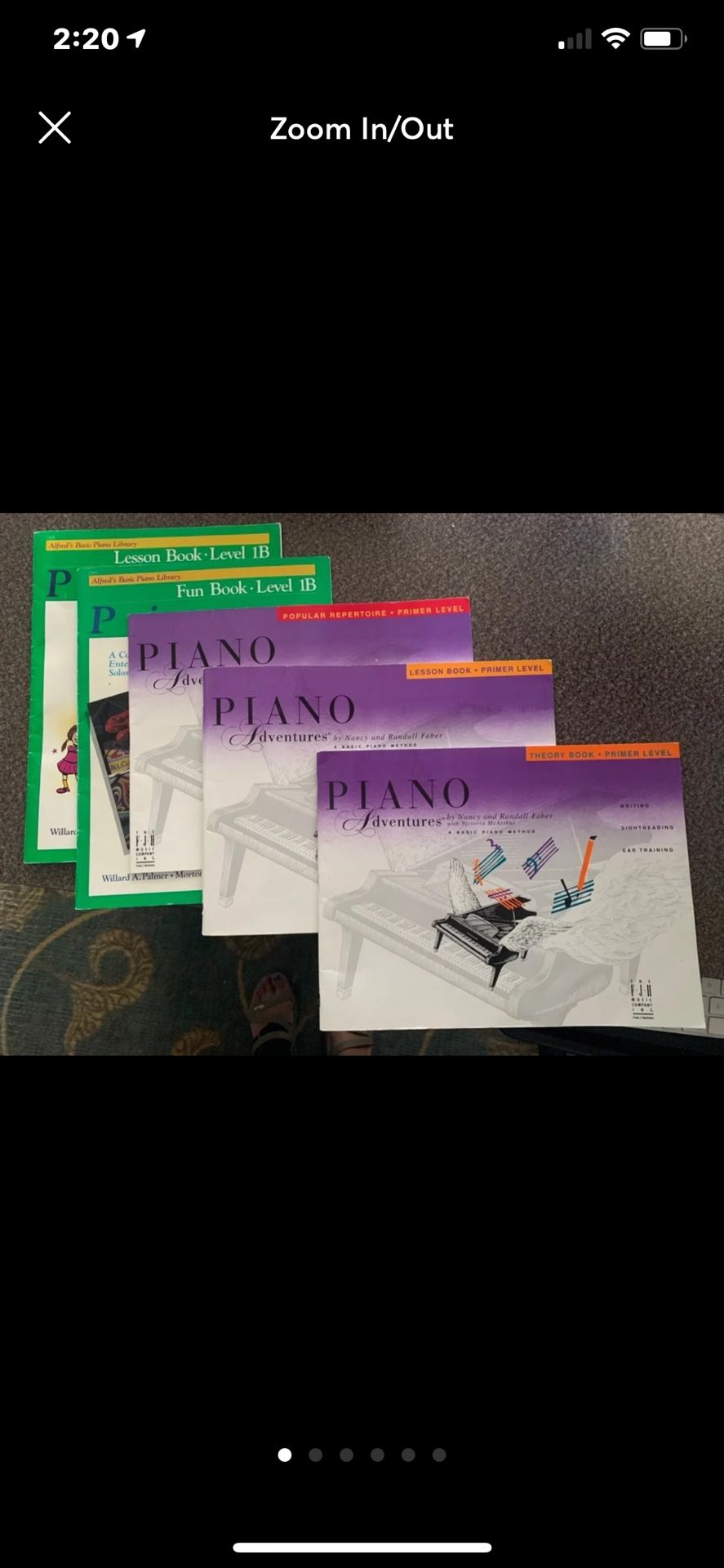 Piano lessons books