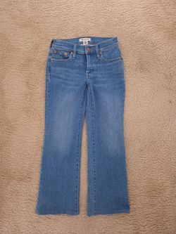 NWOT Madewell Mid-Rise Kick Out Crop Jeans - Size 23P