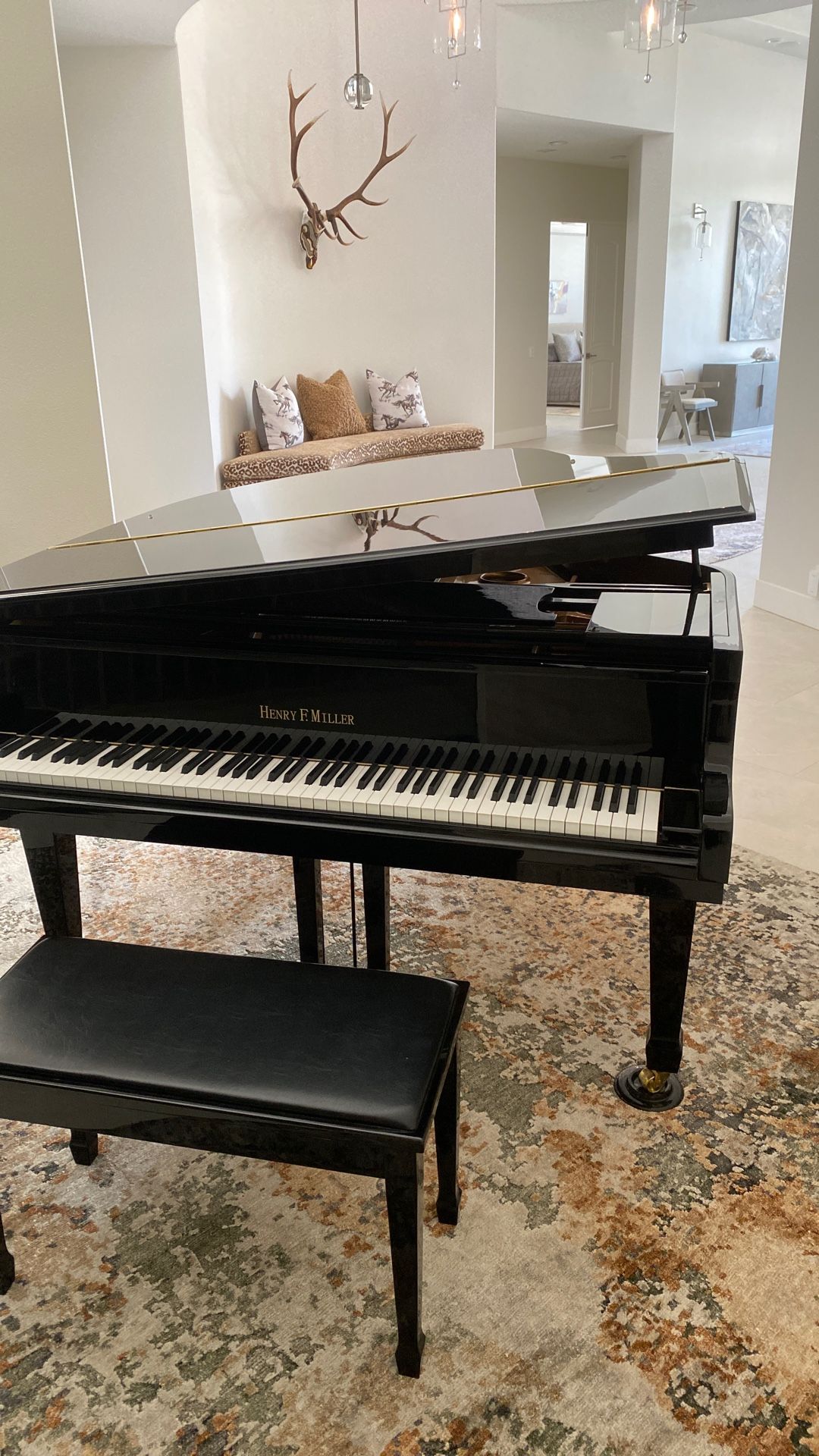 Henry F Miller Baby Grand Piano
