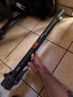 Black Metal Fork Tube with Amber Reflector
