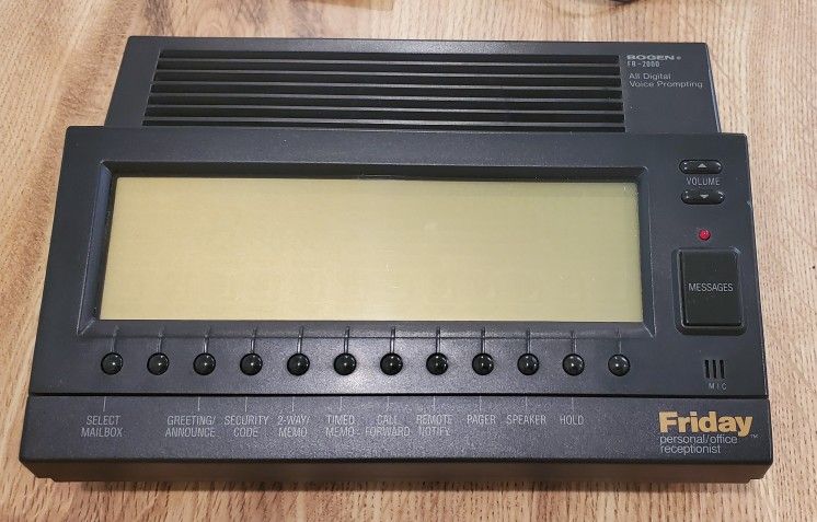 Bogen Friday FR-2000 Answering Machine