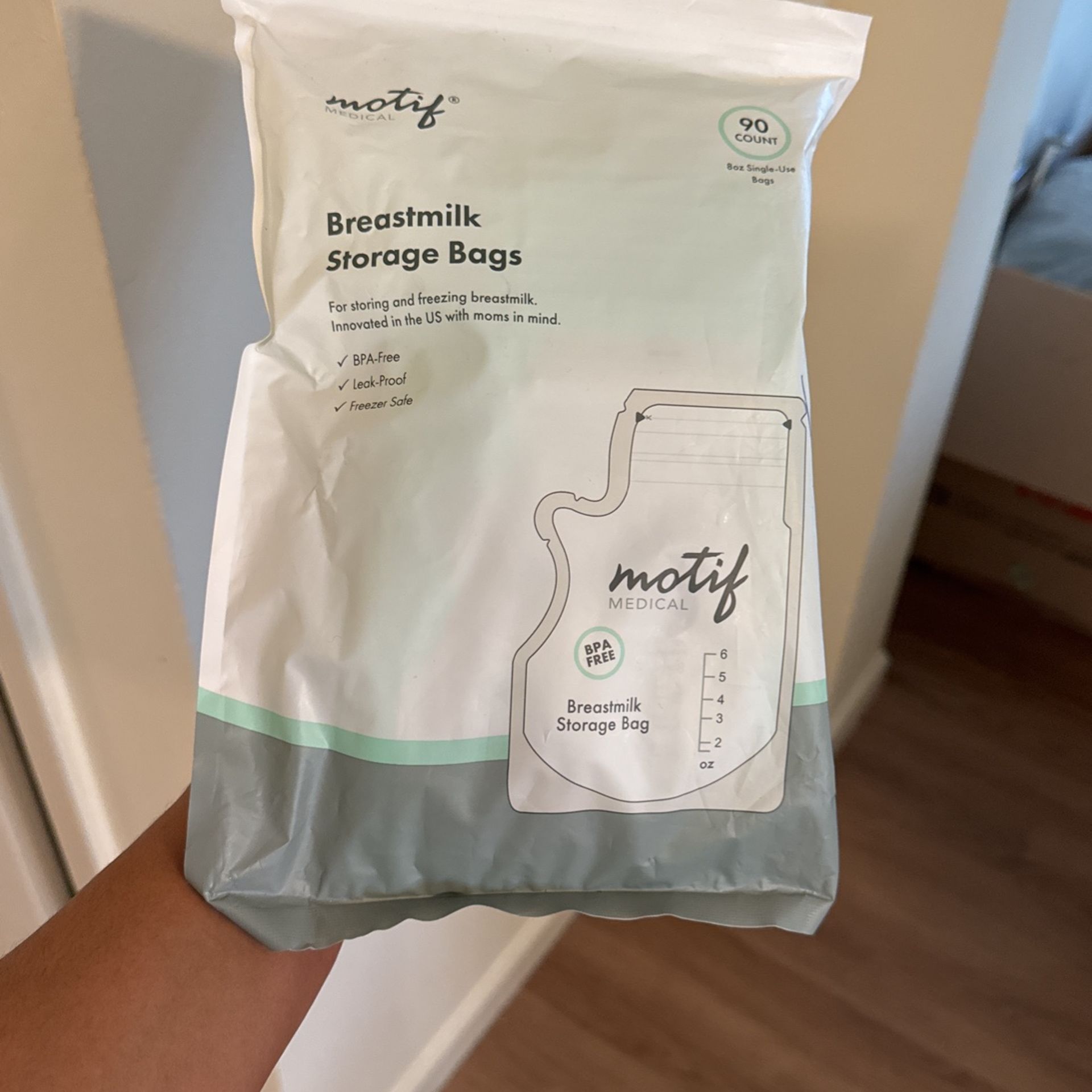 Motif Medical Milk Storage Bags $12