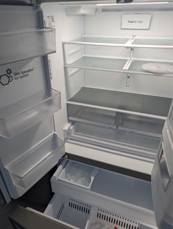 36" LG Instaview Cristal 3 doors show food DOUBLE ice maker  water excellent working