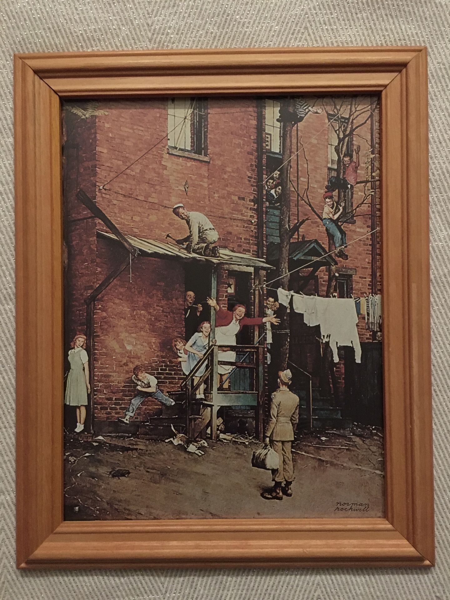 (11x14) Norman Rockwell Framed Print...