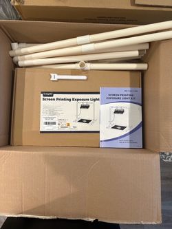 2pcs 50W LED UV Screen Printing Light with Light Stand and Cable Ties