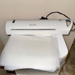 Scotch Thermal Laminator with 20 Laminating Pouches