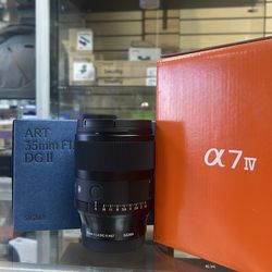 Sony a7 IV with sigma 35mm f1.4 II