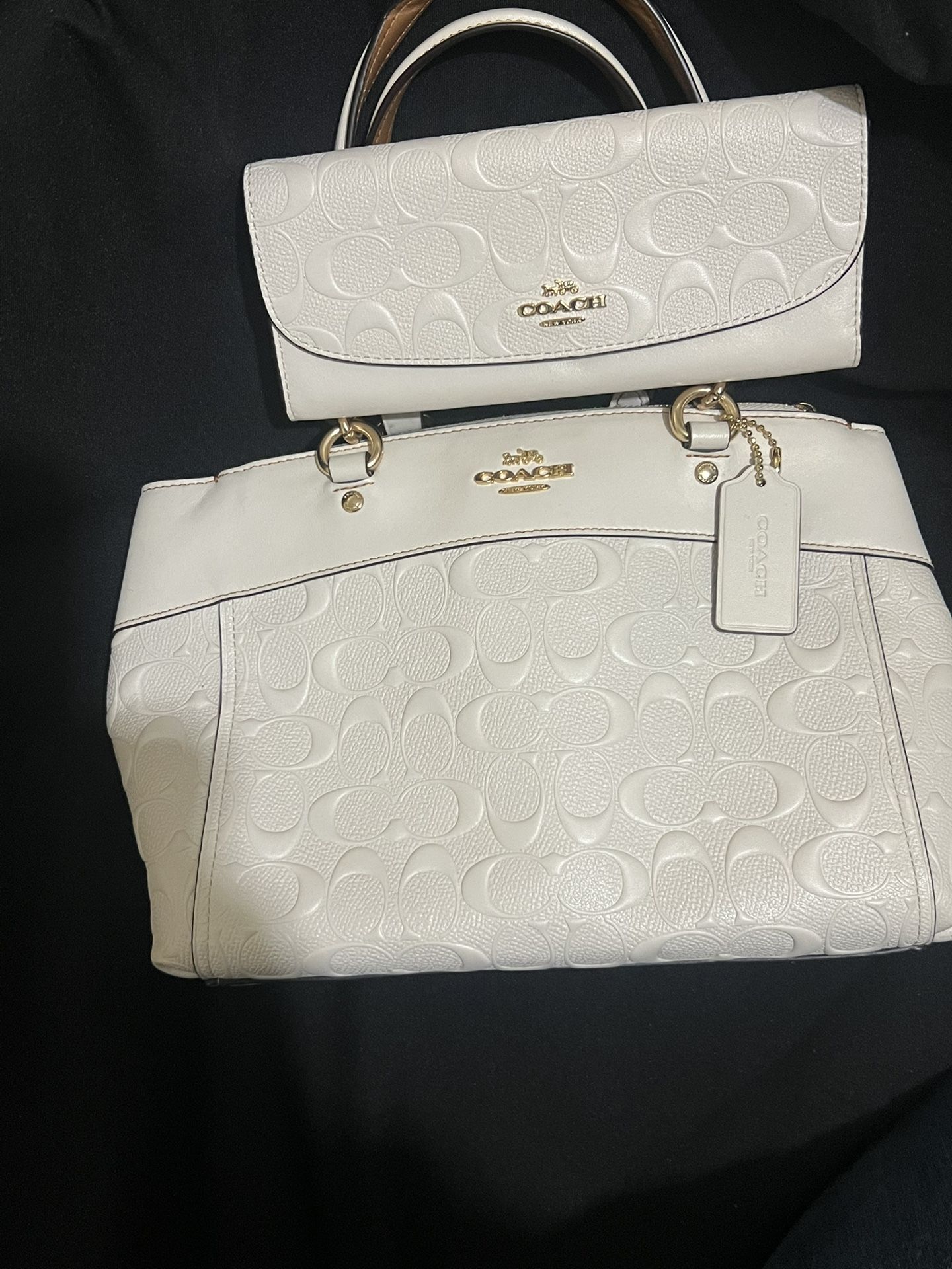 Coach purse and clutch