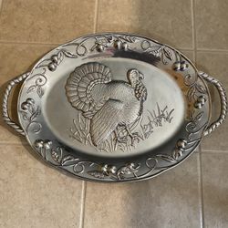 Aluminum Turkey Platter 