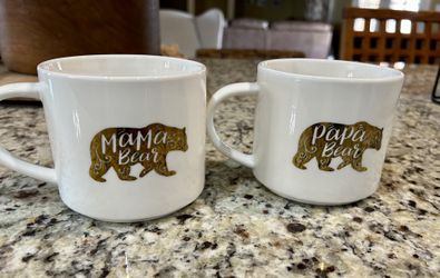 Mama Bear And Papa Bear Mugs 