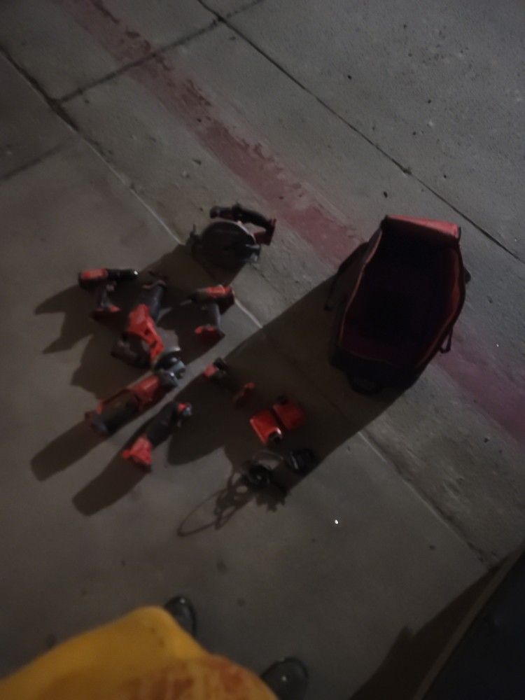 Craftsman 9 Piece Set With Case And 2 Batteries