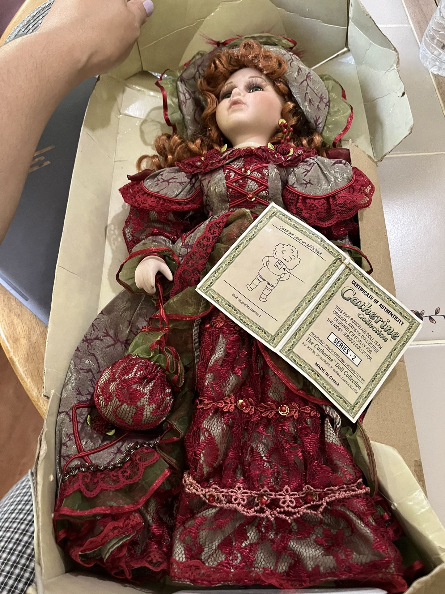 Catherine collection special edition find genuine porcelain doll
