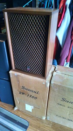 Sold Sansui Sp 1700 Hifi Like New Speakers In Box For Sale In Seattle Wa Offerup