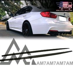 Carbon Side Extensions For 2012 2013 2014 2015 2016 2017 2018 BMW F30 31 M Sport