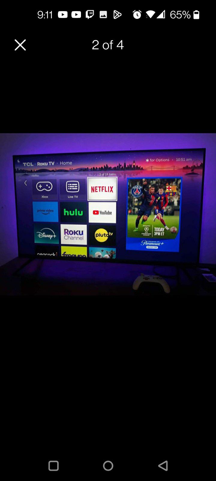 TCL 43s525 43'inch 4k Smart Tv 