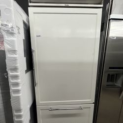 Viking Panel Ready Bottom Freezer Built In 36” Refrigerator 