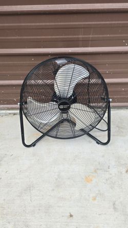 20" high velocity floor fan