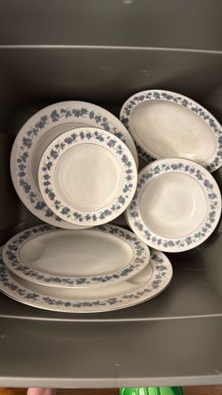 Dinnerware China Dish Set for 8 Theodore Haviland New York