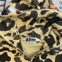 Brown & Yellow Bape Jacket 