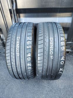 265/40/21 Dunlop