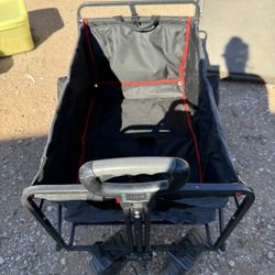 MAC SPORTS FOLDING WAGON WITH OFF ROAD TIRES 