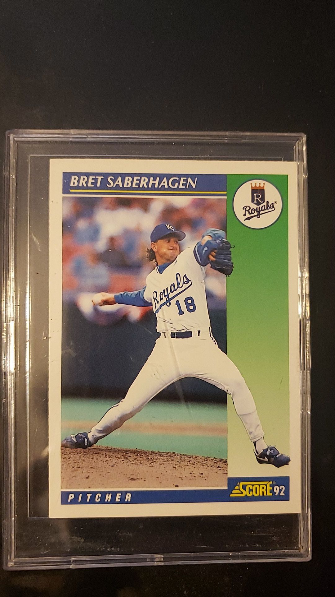Bret SaberHagen Baseball card