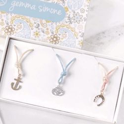 Gemma Simone Rope Necklace & Bracelet Set