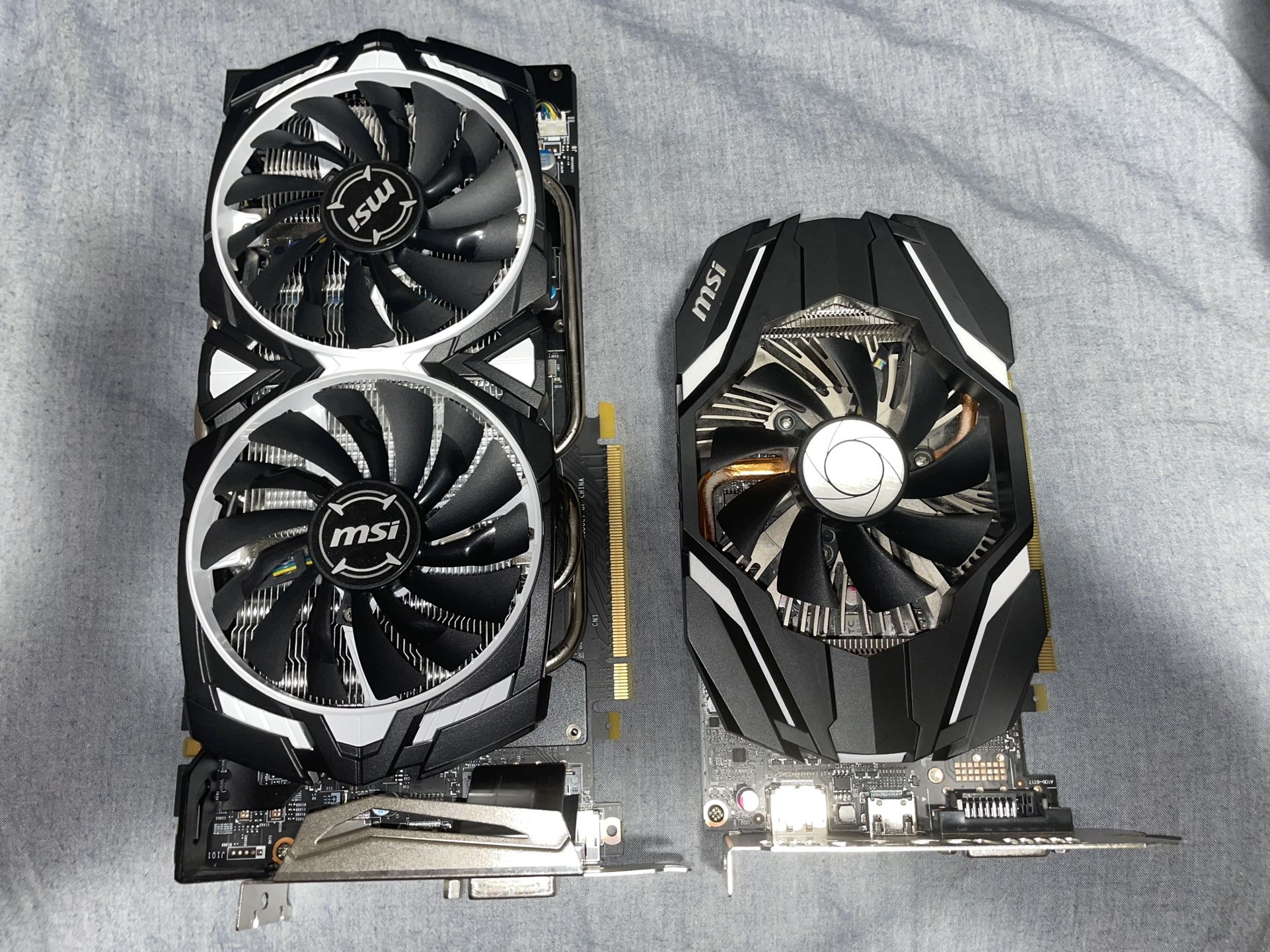 msi geforce gtx 1080 armor 8g oc & msi geforce gtx 1060 3g ocv1