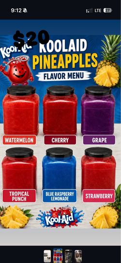 Kool aid pineapples