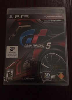 PS3 game gran Turismo five the real driving simulator