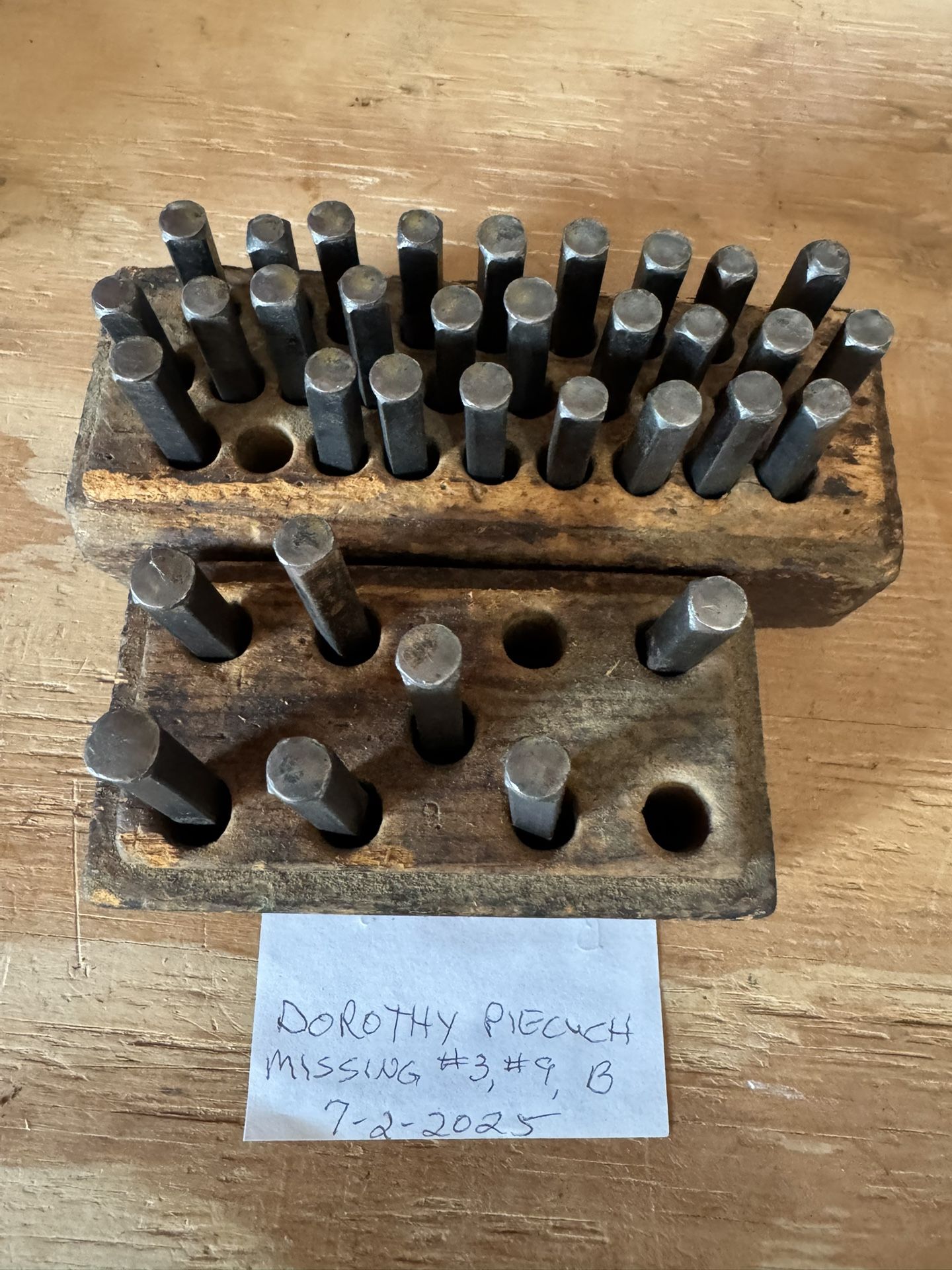 Metal Letters And Numbers Stamps
