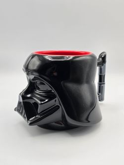 Disney 20oz Star Wars Darth Vader Sculpted Ceramic Coffee Mug 2025 Black