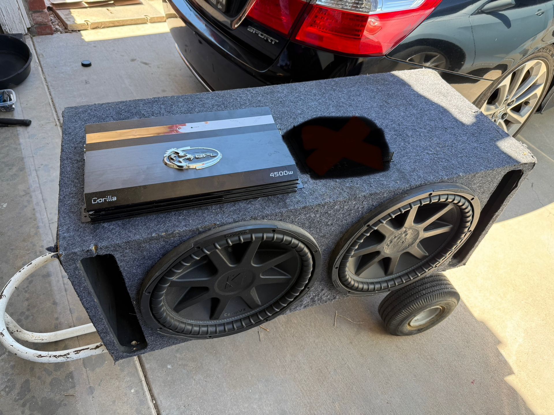 2 15” Kicker CVX Subwoofers