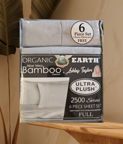 Set Sizes Full / 1 Flat Sheet 1 Deep Pocket Fitted Sheet 4 Pillowcases