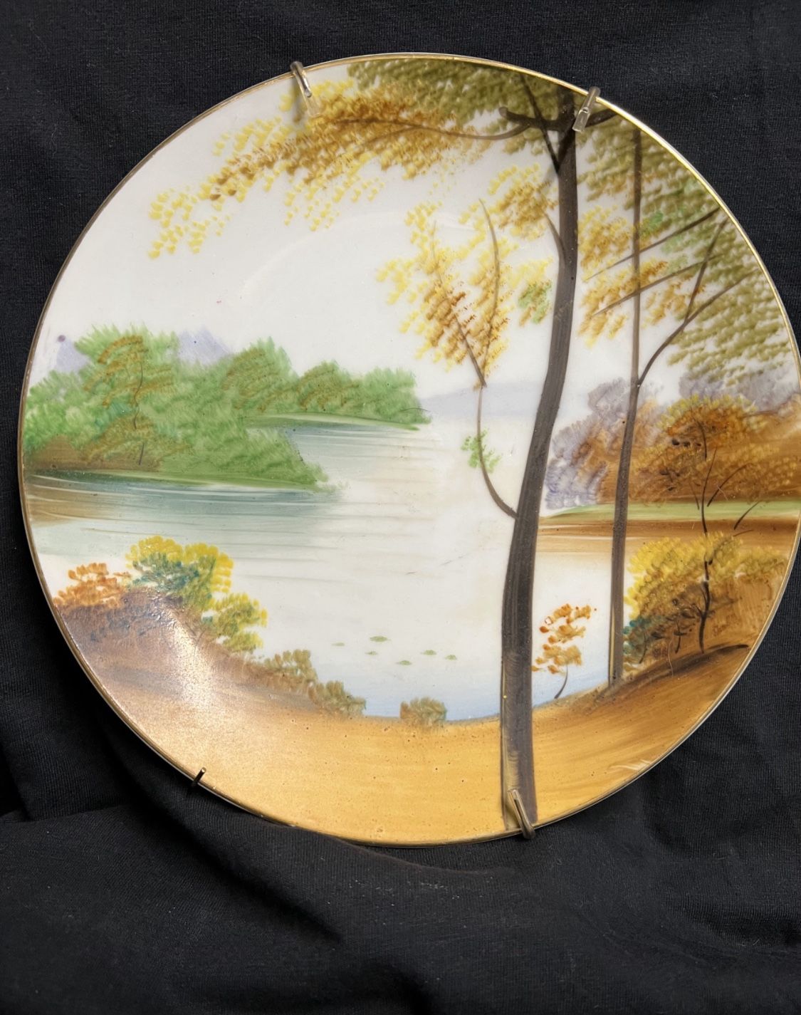 Vintage Hand painted AIYO China Plate