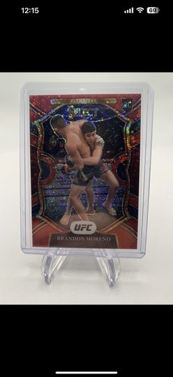 2021 PANINI SELECT UFC BRANDON MORENO RED DISCO PRIZM 81/199 CONCOURSE SP #96