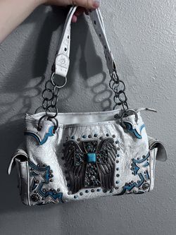 Cowgirl gear angel wing purse