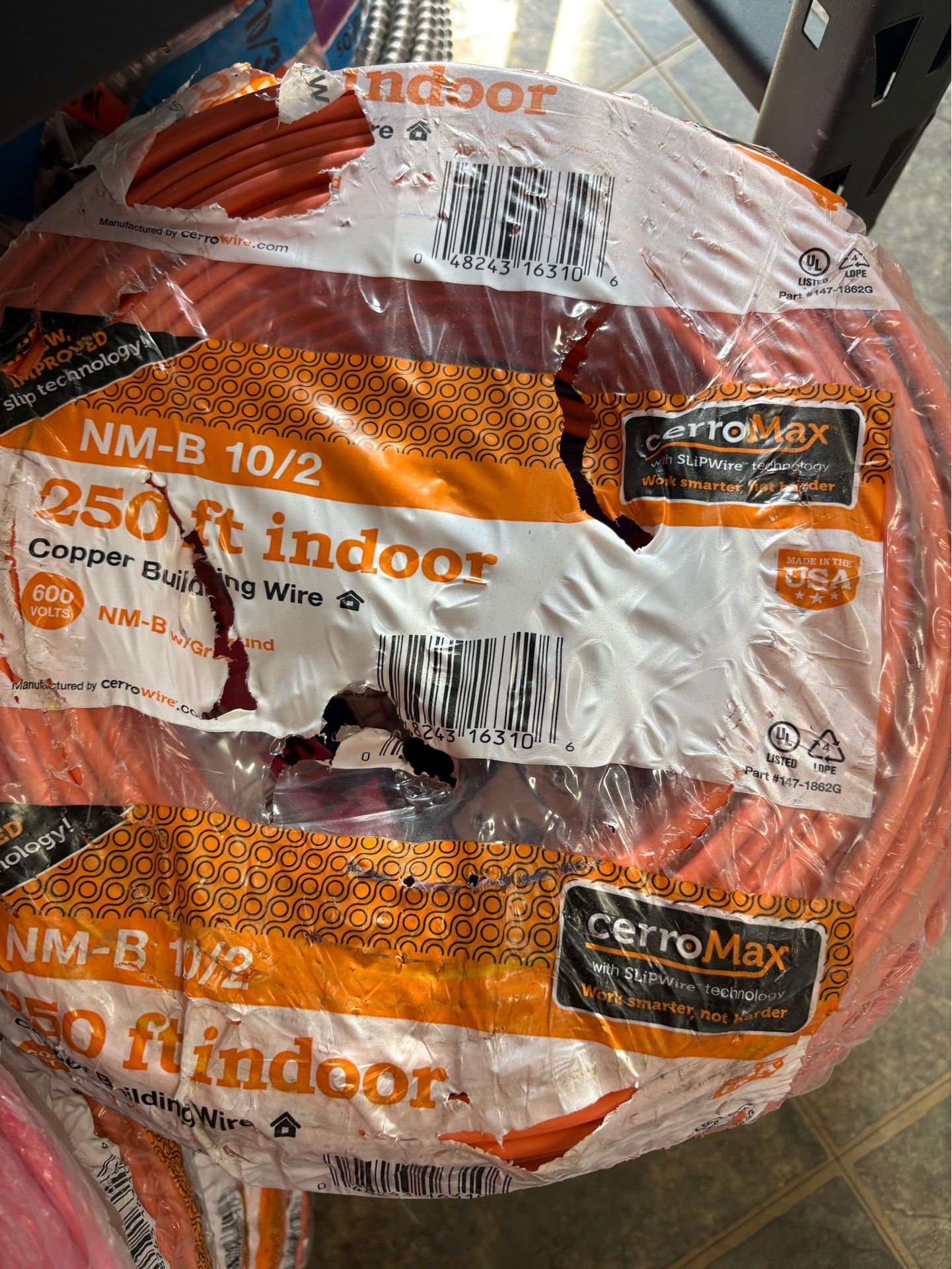 New Romex wire 10/2