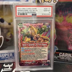 DBS Battle Evolution Nappa & Saibaimen, First Invaders PSA 10 |