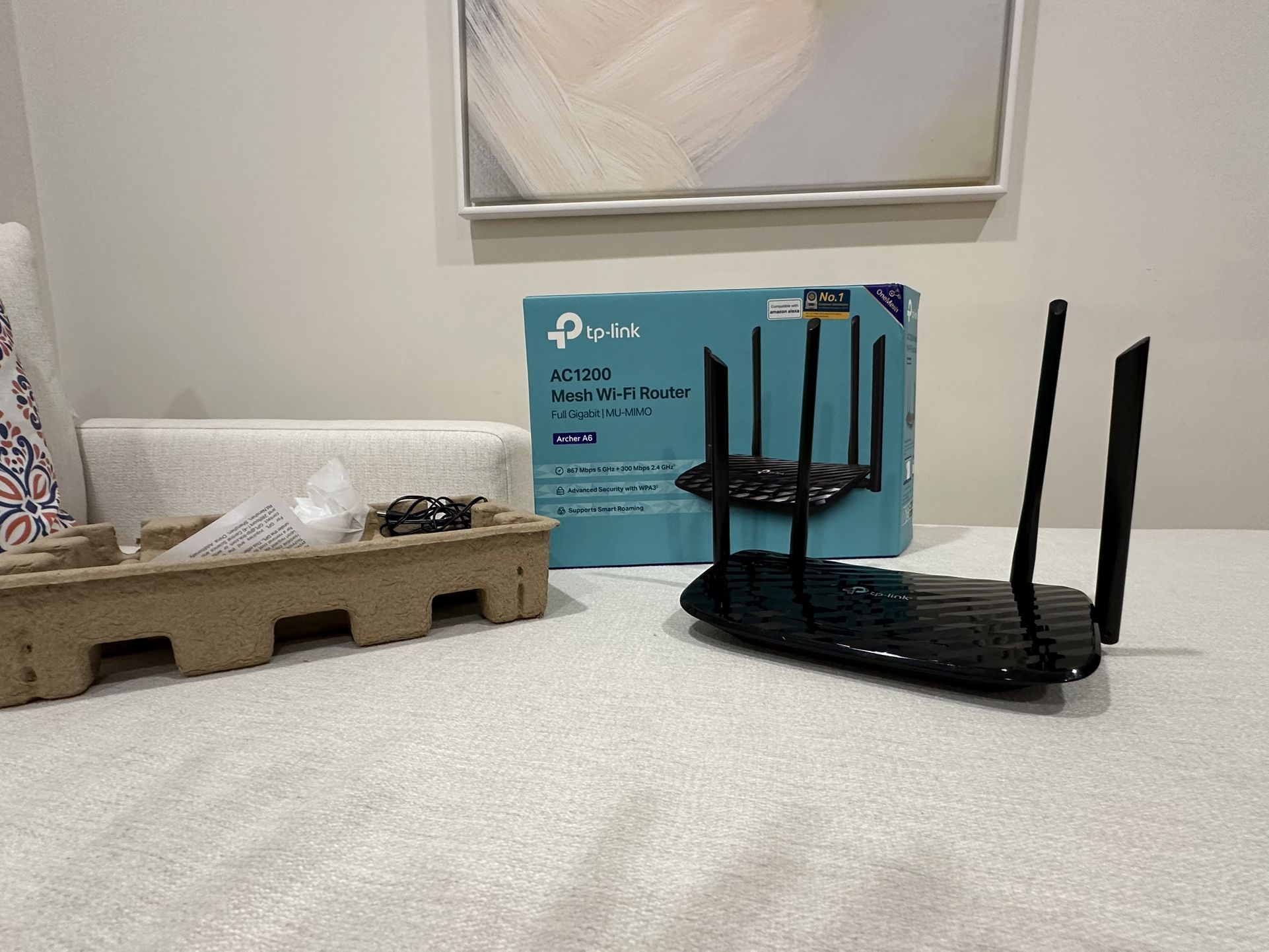 TP Link Archer A6 AC1200 Mesh WiFi Router